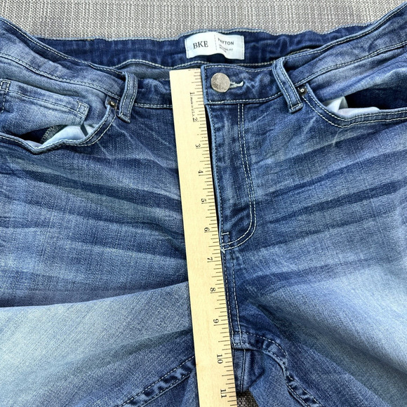 Buckle BKE Payton Jeans Womens 31x24 Universal Fit Mid-Rise Cropped Whisker Fade - Picture 5 of 10